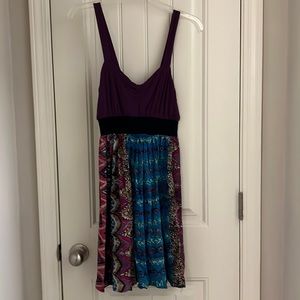 Delia’s purple multi colored dress